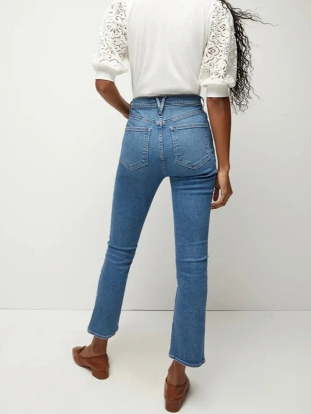 Veronica Beard Jeans Carly High Rise Kick Flare Jeans - Picture 2 of 8